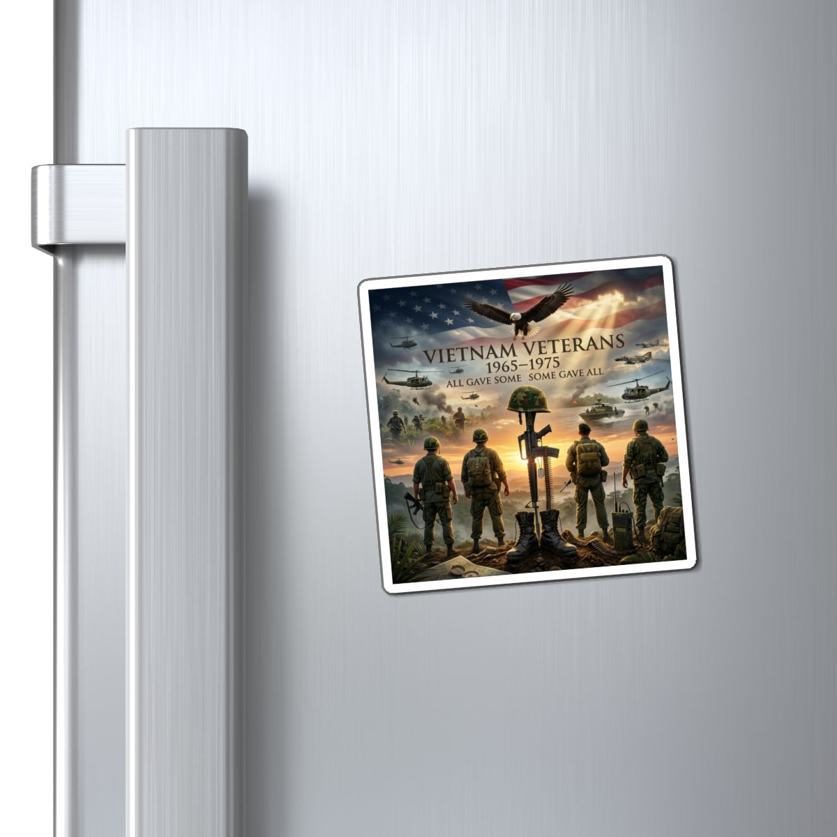 Vietnam Veterans 1965 to 1975 Magnet, All Gave Some, Some Gave All
