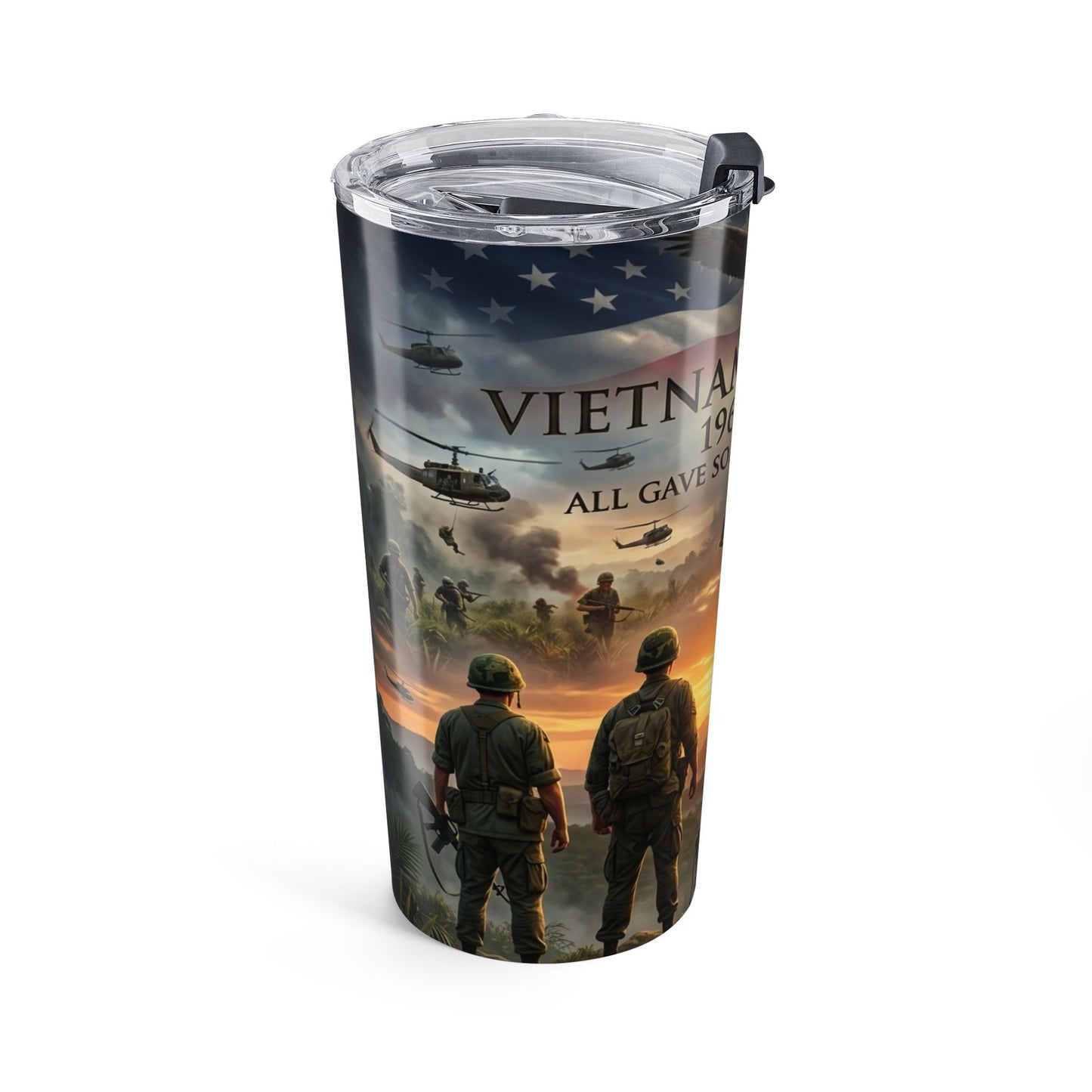 Vietnam Veteran 1965–1975 20oz Military Memorial Tumbler