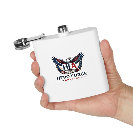 Hero Forge Apparel Patriotic Flask, Carry Strength with You