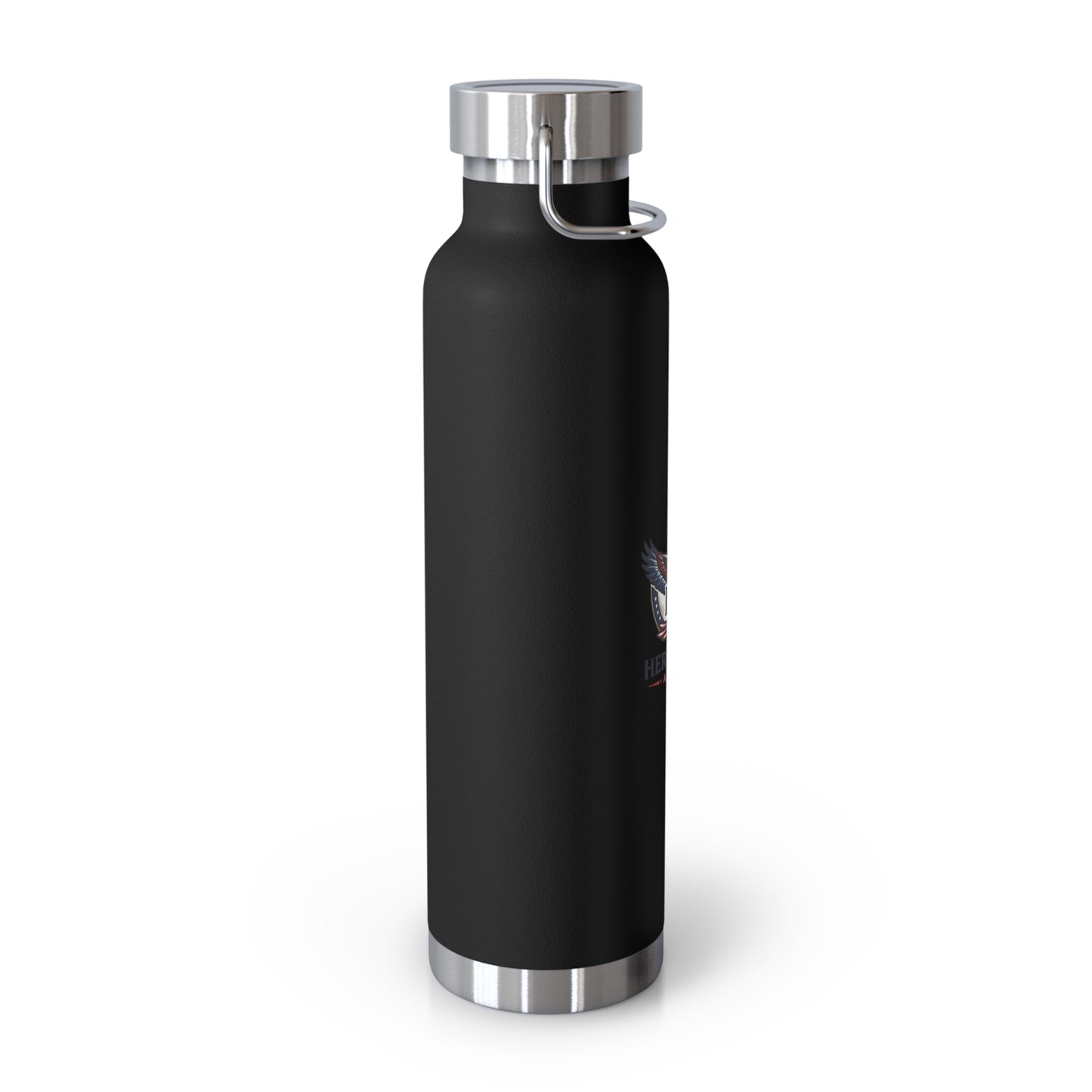 Hero Forge Apparel 22oz Copper Vacuum Insulated Bottle, Built for Heroes