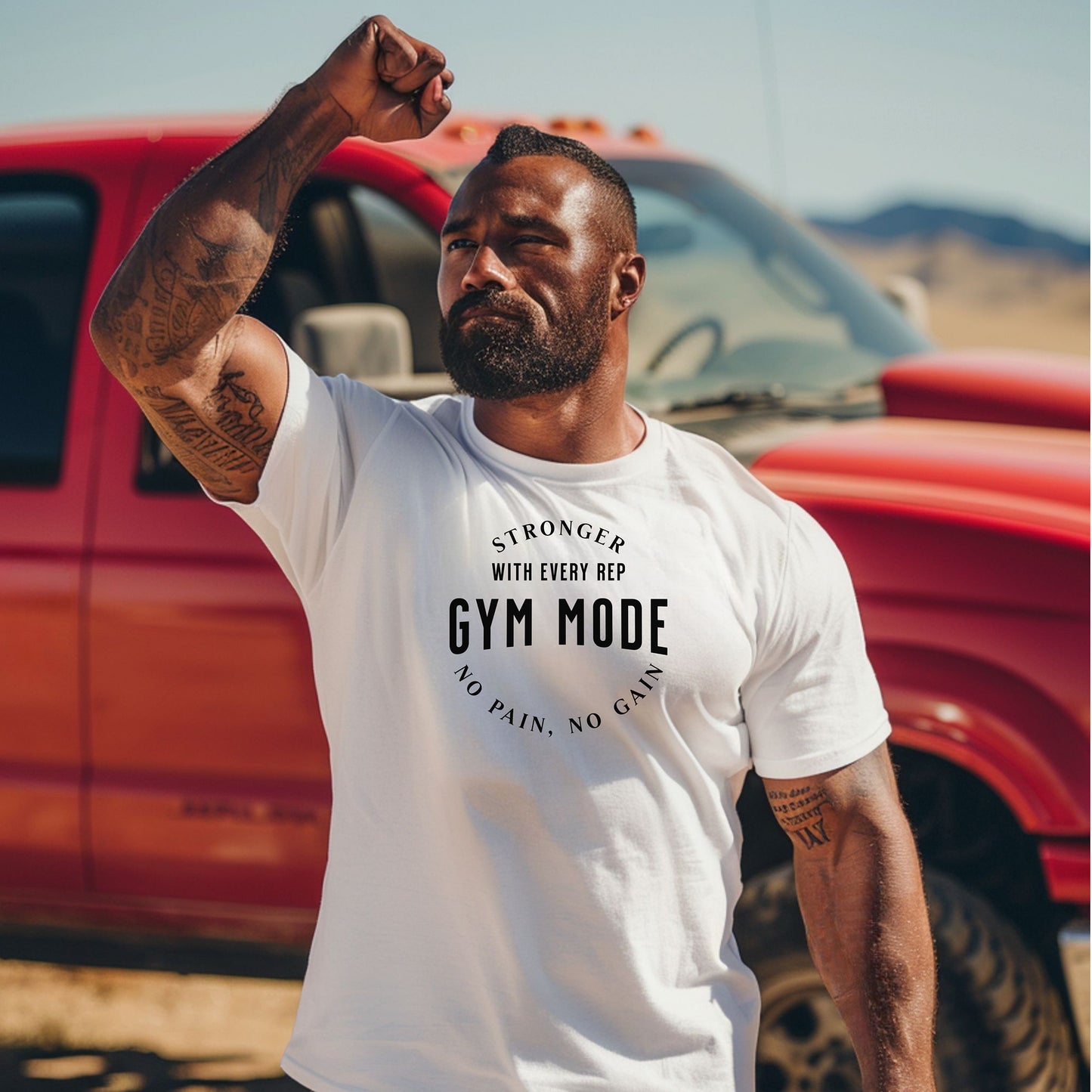 Gym Mode Activated T-Shirt, No Pain No Gain Fitness Tee