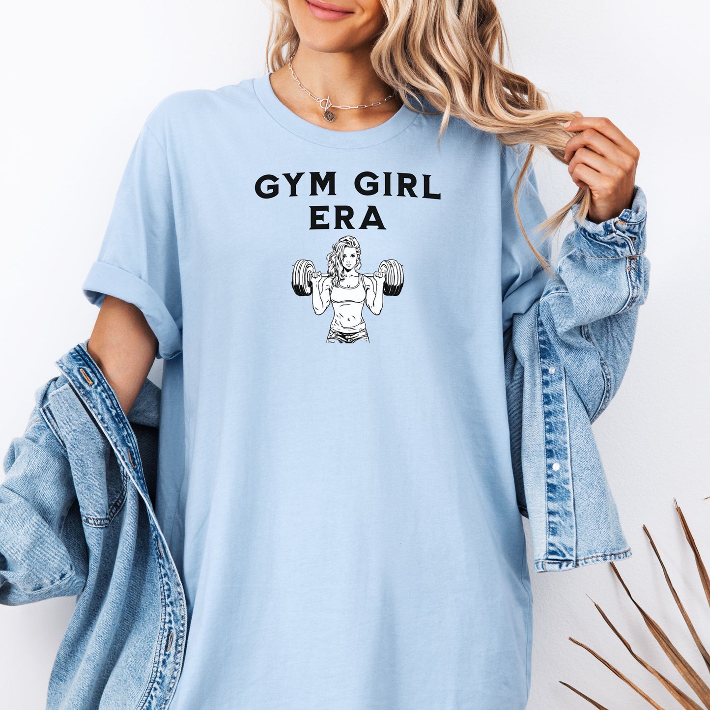 Gym Girl Era T-Shirt, Women’s Fitness & Weightlifting Tee, Motivational Fitness Top, Workout Clothes, Empowering Tee