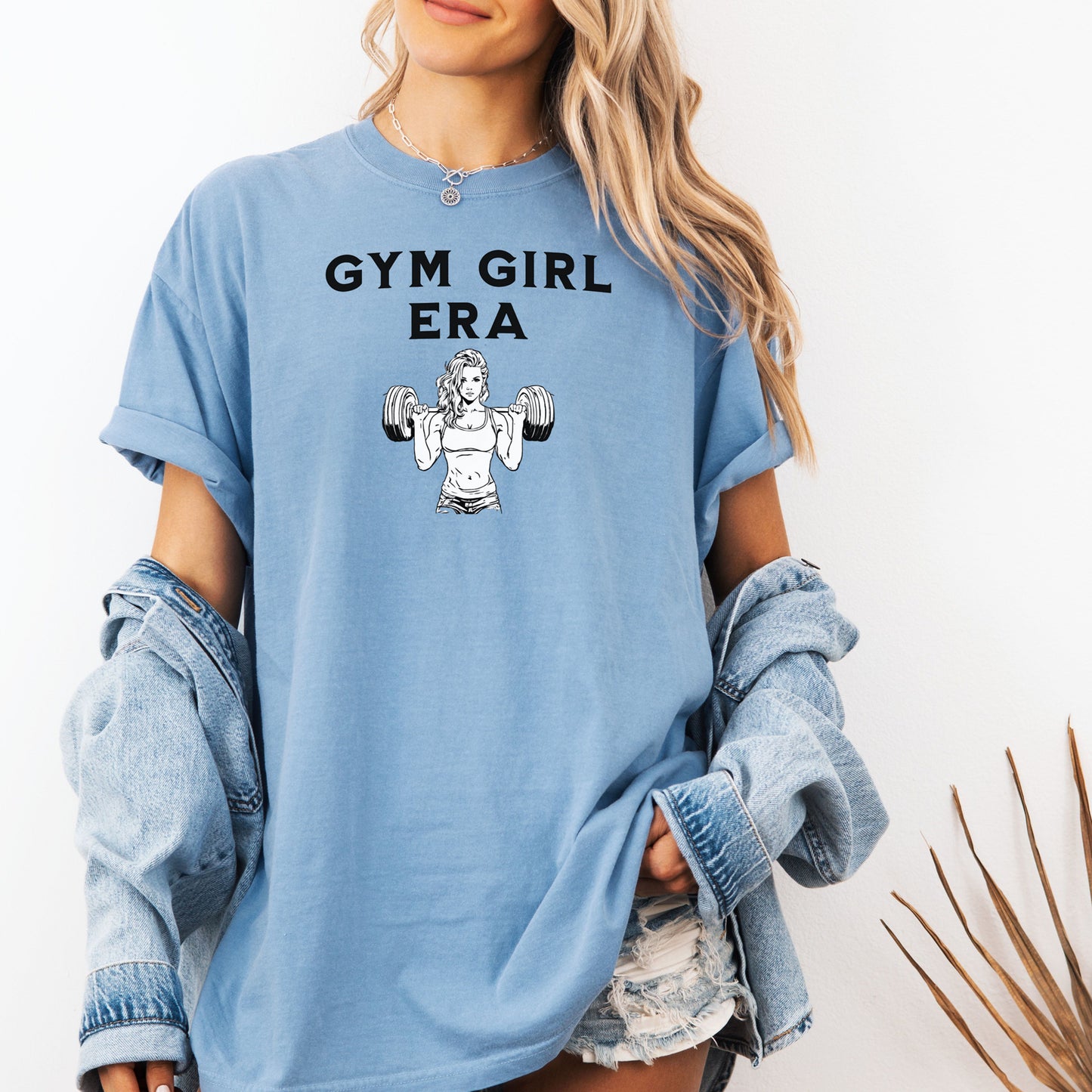 Gym Girl Era T-Shirt, Women’s Fitness & Weightlifting Tee, Motivational Fitness Top, Workout Clothes, Empowering Tee