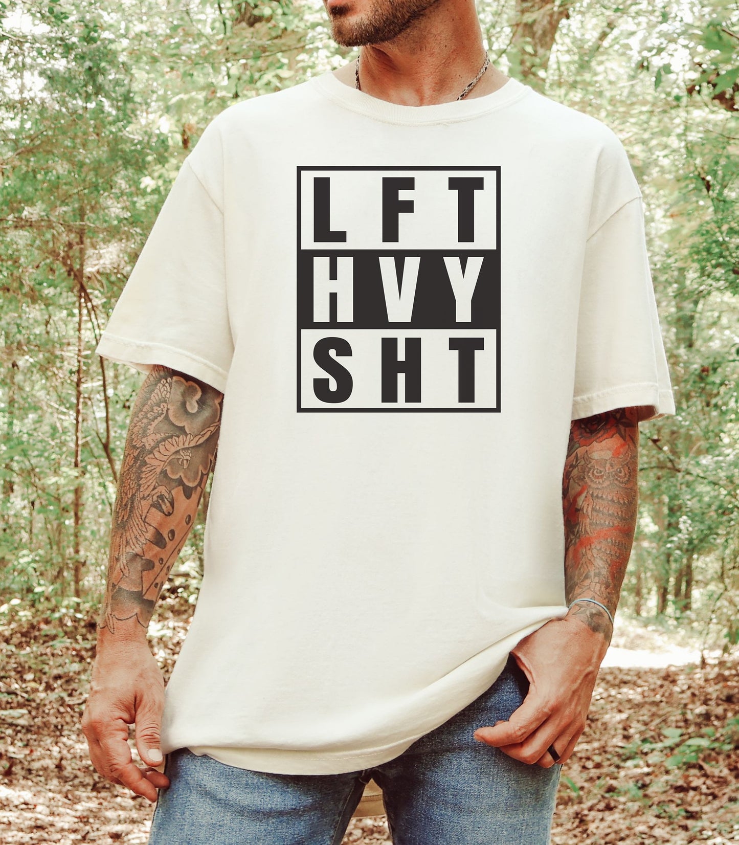 LFT HVY SHT Gym T-Shirt, Lift Heavy Strength Training Tee