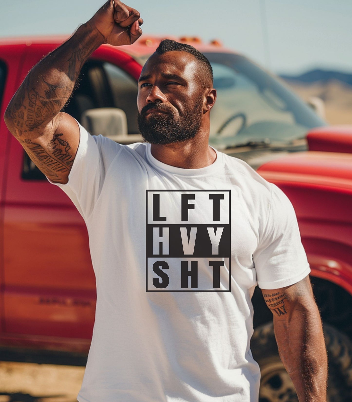 LFT HVY SHT Gym T-Shirt, Lift Heavy Strength Training Tee