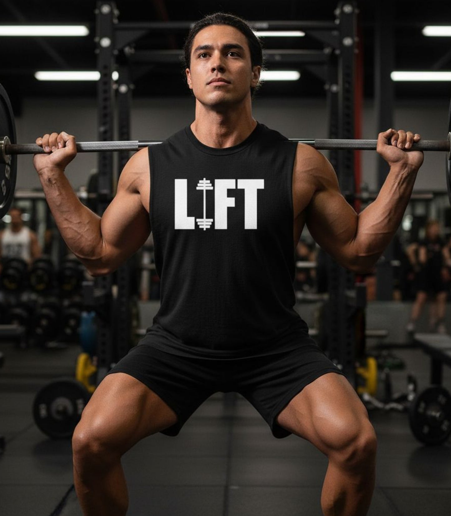 LIFT Muscle T-Shirt, Bold Gym Motivation Tee