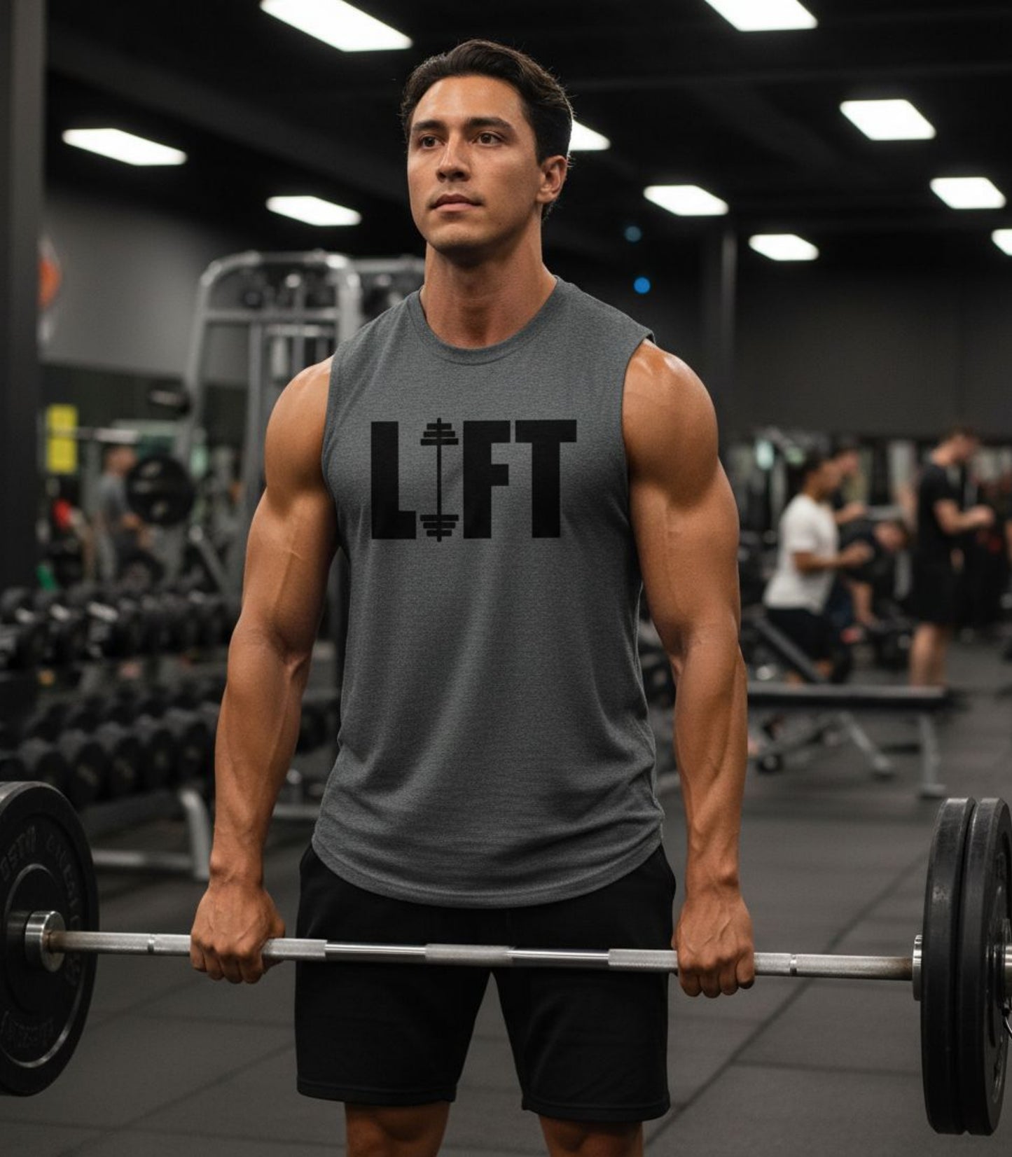 LIFT Muscle T-Shirt, Bold Gym Motivation Tee