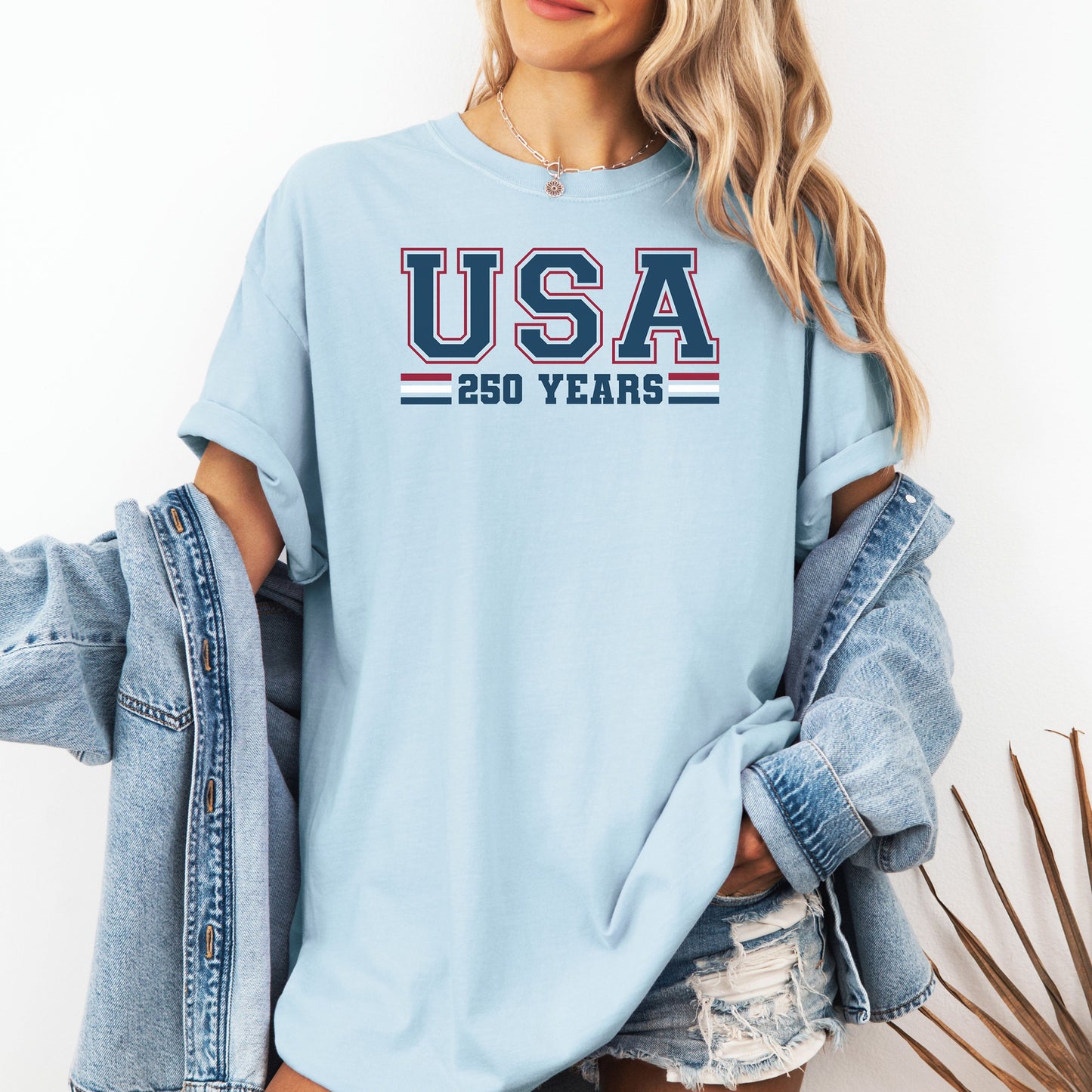 USA 250 Years T-Shirt, Patriotic Independence Day 250th Anniversary Tee