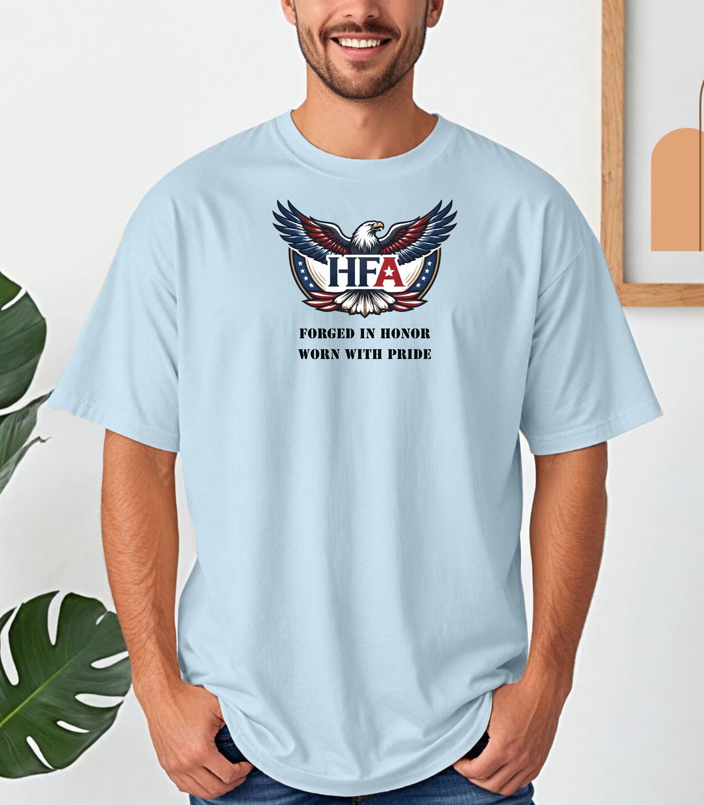 Hero Forge Apparel T-Shirt, Forged in Honor, Worn with Pride