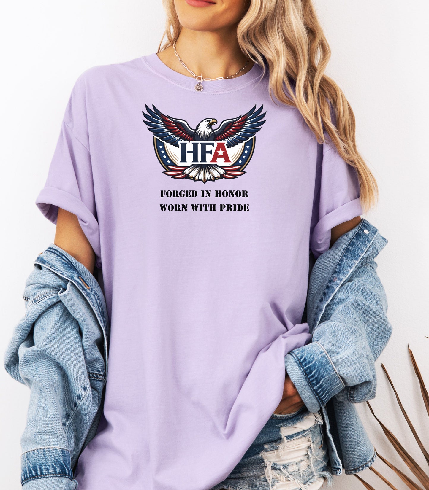 Hero Forge Apparel T-Shirt, Forged in Honor, Worn with Pride
