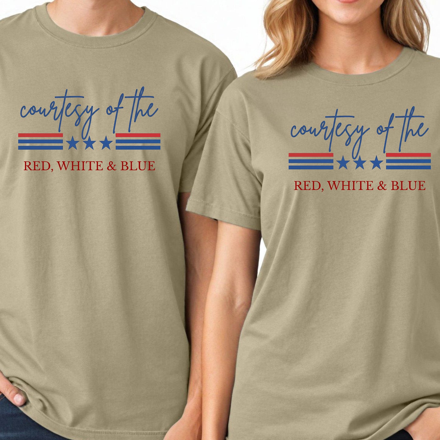 Courtesy of the Red, White & Blue Patriotic USA T-Shirt