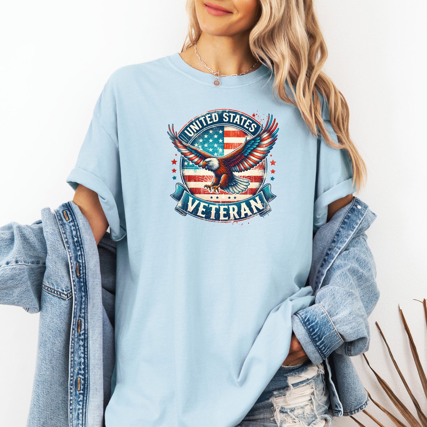 United States Veteran Eagle T-Shirt, Patriotic Military Pride Tee