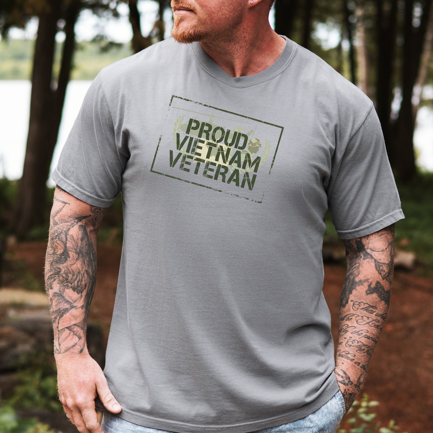 Proud Vietnam Veteran T-Shirt, Military Service Tribute Tee