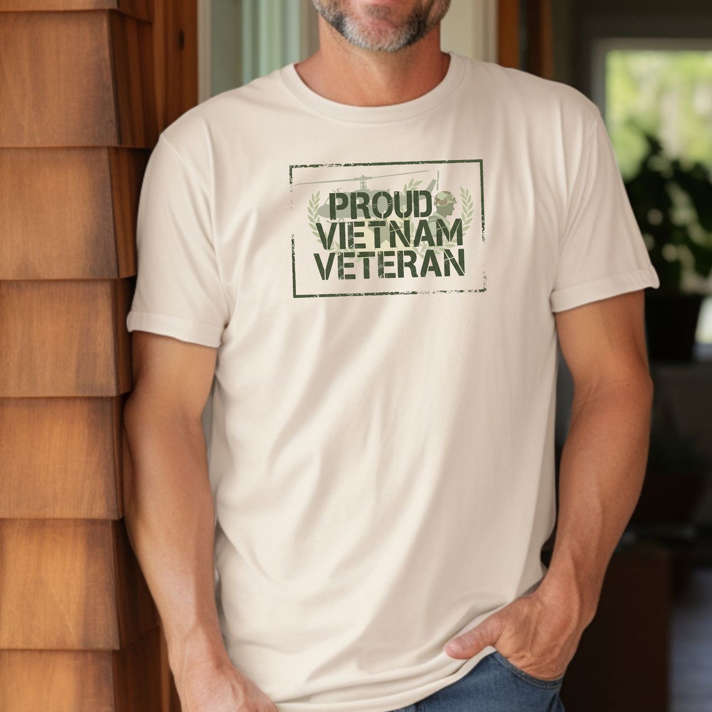 Proud Vietnam Veteran T-Shirt, Military Service Tribute Tee