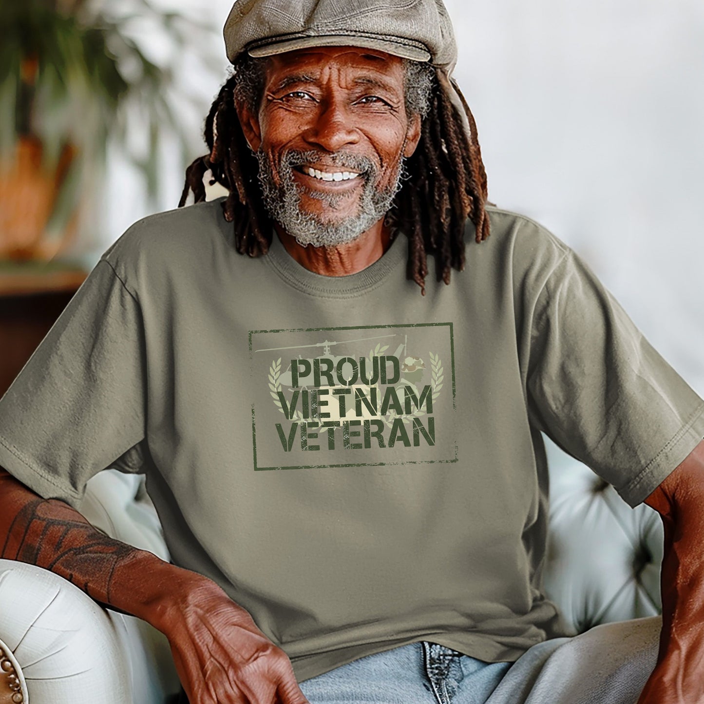 Proud Vietnam Veteran T-Shirt, Military Service Tribute Tee