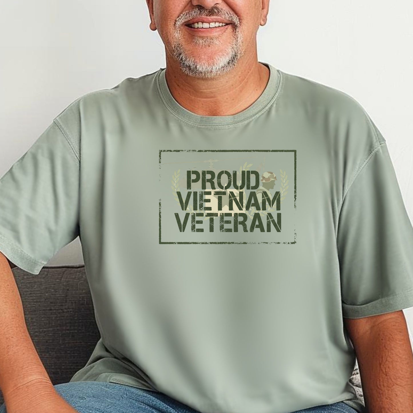 Proud Vietnam Veteran T-Shirt, Military Service Tribute Tee
