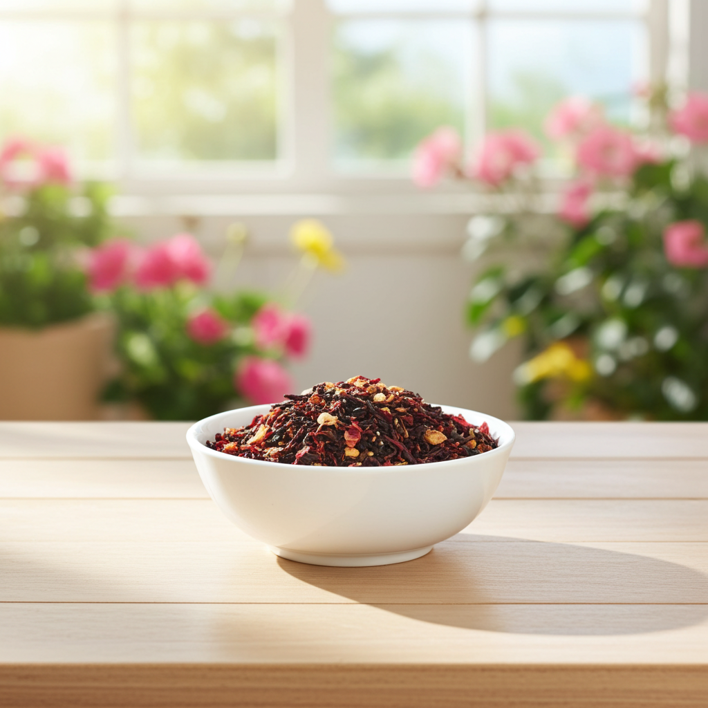 Hibiscus Berry Tea, Fruity Organic Herbal Tea Blend